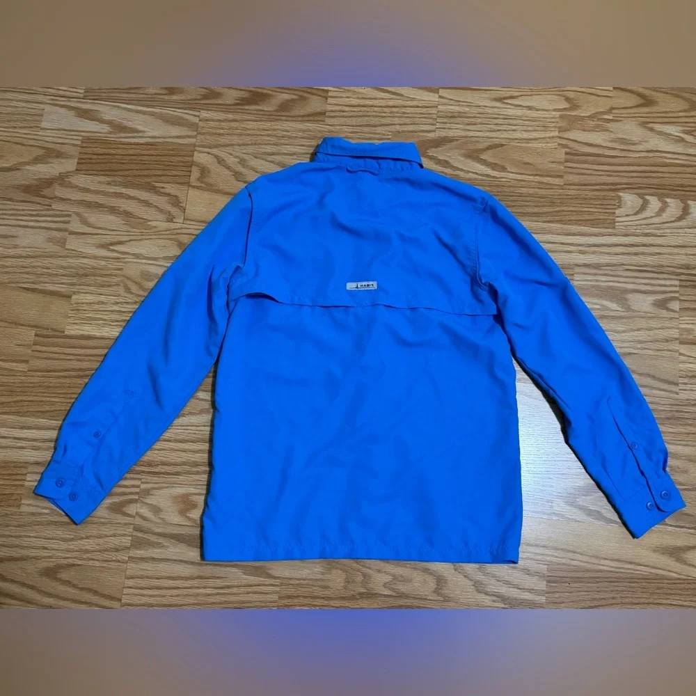 Habit Women’s Long Sleeve Fishing Shirt | Blue | L/G | UPF 40+